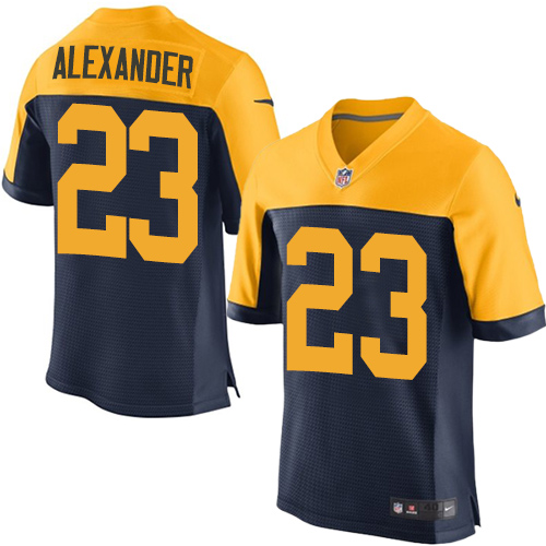 Nike Packers #23 Jaire Alexander Navy Blue Alternate Men's Stitched NFL New Elite Jersey - Click Image to Close